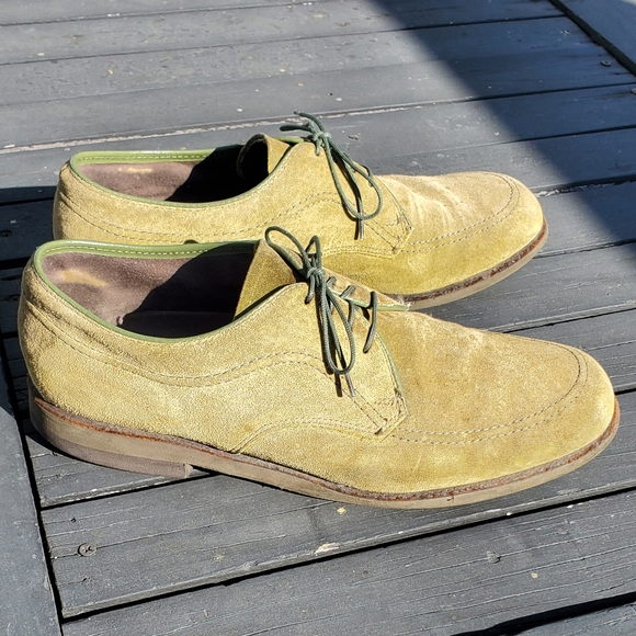 Green Suede Shoes mens 10.5 - Picture 3 of 5